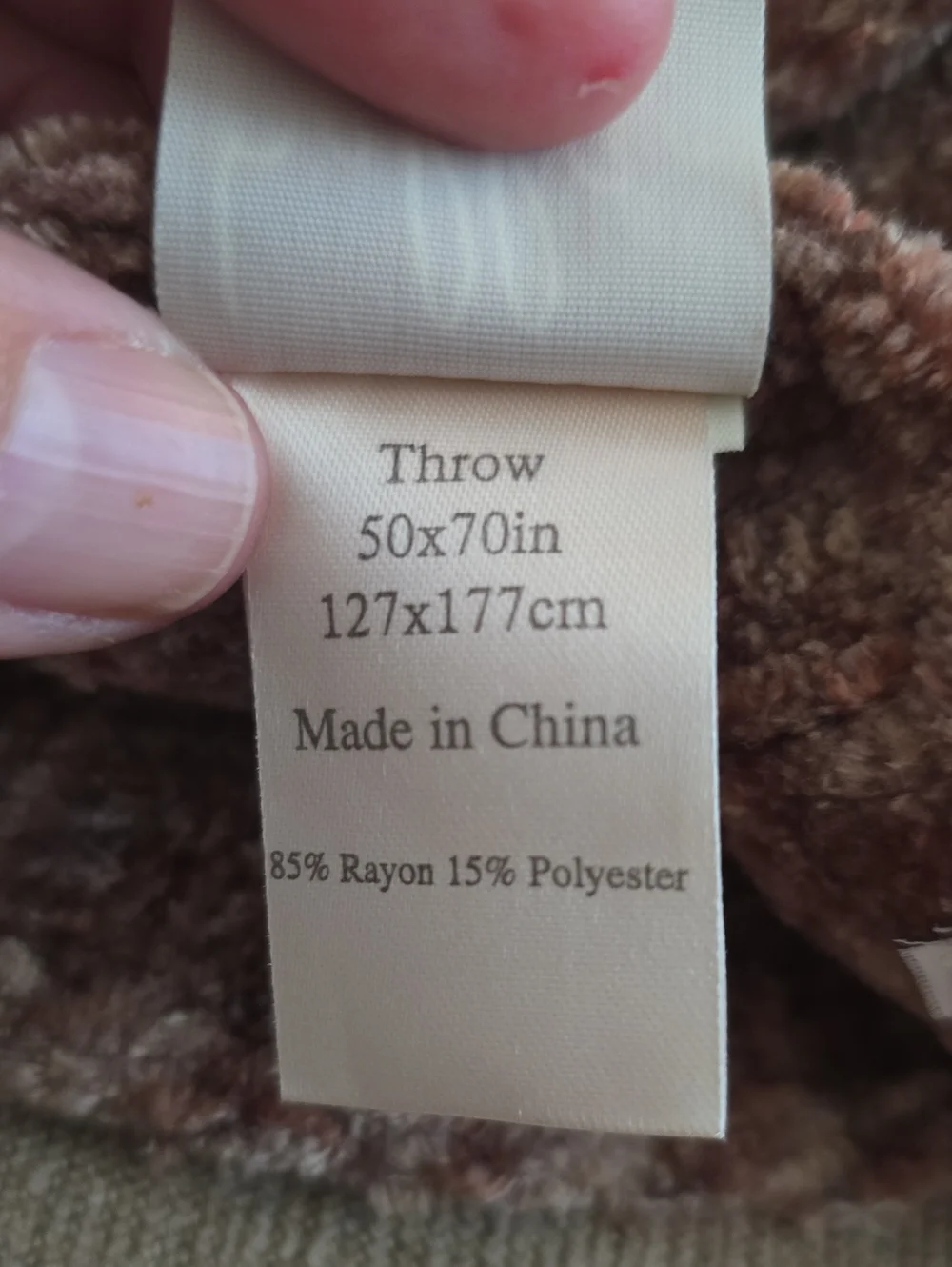 Super Soft Plush Chenille Throw Blanket with Fringe